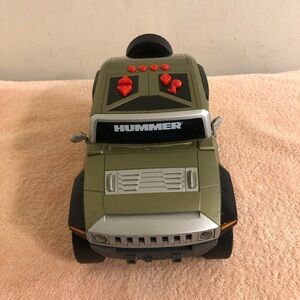 Road Rippers Olive Green Hummer Lights Sounds Movement Plays Free Ride WORKS